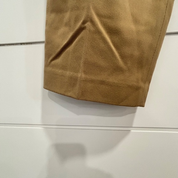 Club Monaco Tan High-Waist Belted Trousers - Picture 9 of 16